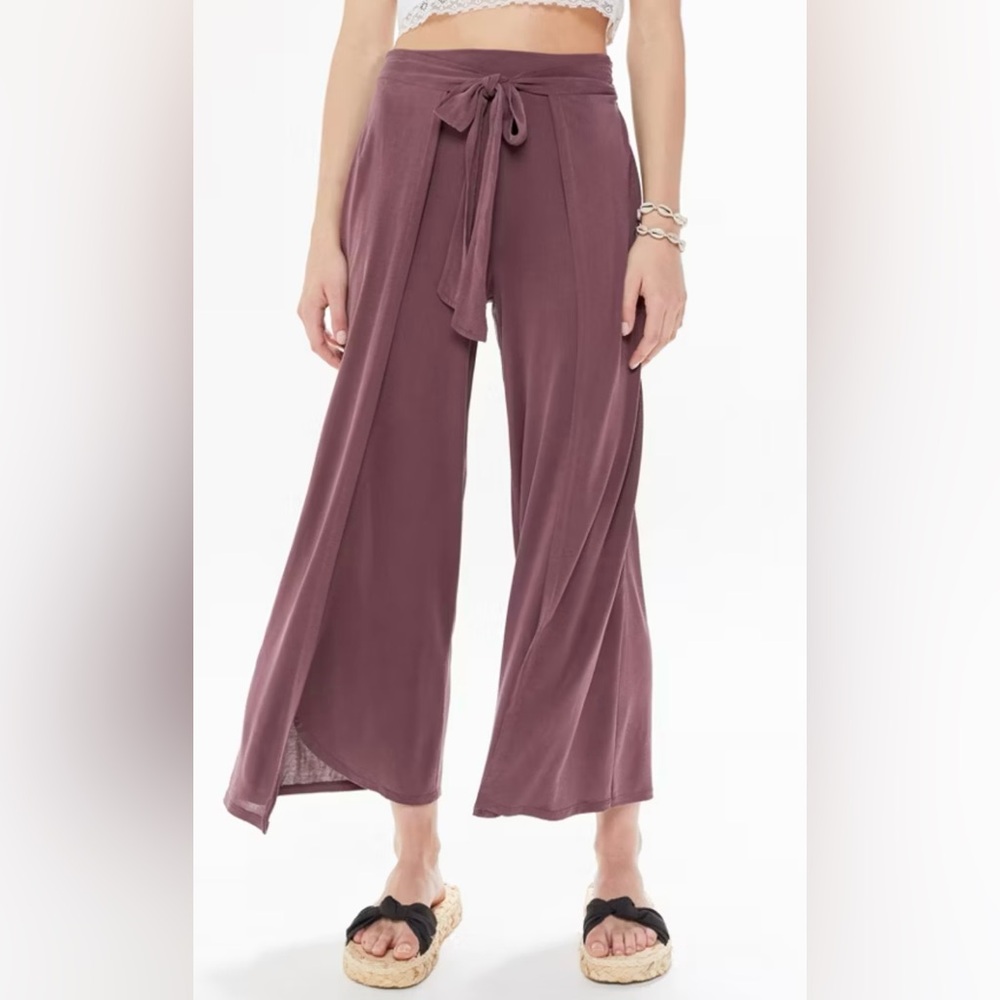 Urban Outfitters Mauve Wide-Leg Pants